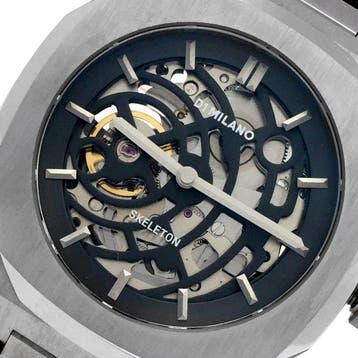 Milano - Skeleton Mechanical (Rubber Strap Edition) - Sans, Nieuw