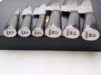 Shinrai - 6 Piece professional knives set - Hammered Steel -