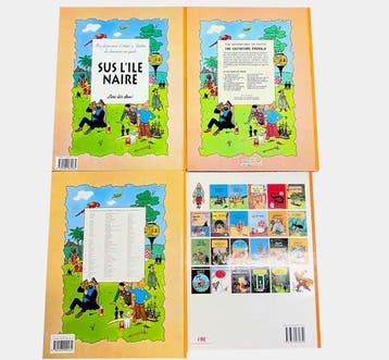 Tintin T21 - Les Bijoux de la Castafiore - Ensemble de 4, Nieuw