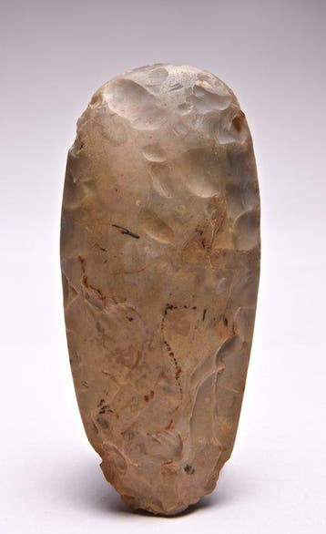 Neolithisch vuursteen Bijl - 123 mm