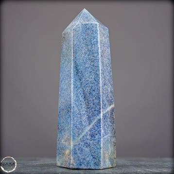 Natuurlijke lazuliet-obelisk uit Madagaskar – Elegant uniek, Antiek en Kunst