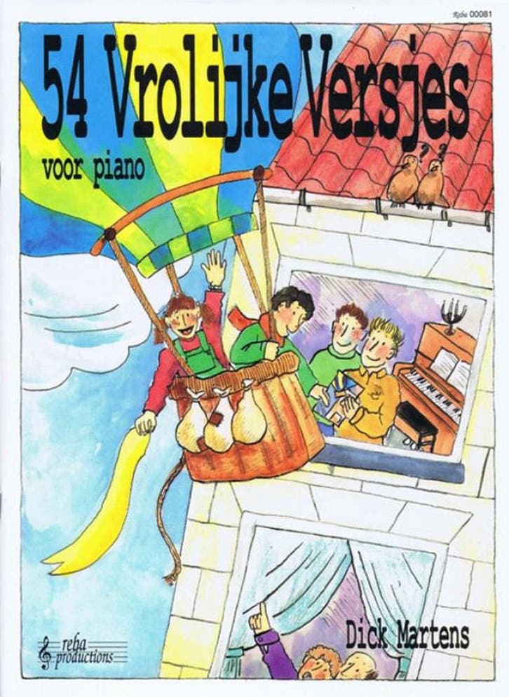54 vrolijke versjes voor piano 9789069110806 D. Martens, Boeken, Hobby en Vrije tijd, Gelezen, Verzenden
