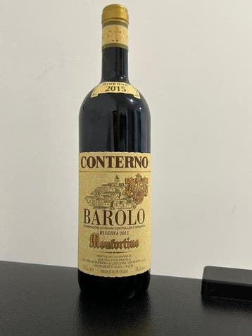 2015 Giacomo Conterno Monfortino - Barolo Riserva - 1 Fles, Nieuw