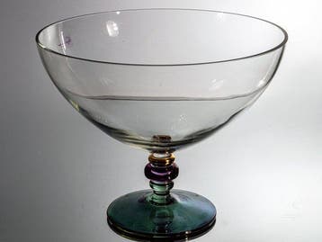 Nagel Glas - Bocal - Bol (XL) - Style Memphis - Ø 22 cm -, Antiek en Kunst