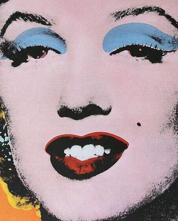 Andy Warhol - Marilyn - orange - Années 1990