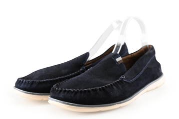 Bugatti Instappers in maat 42 Blauw, Kleding | Heren, Schoenen, Bugatti, Overige typen, Zo goed als nieuw, Verzenden