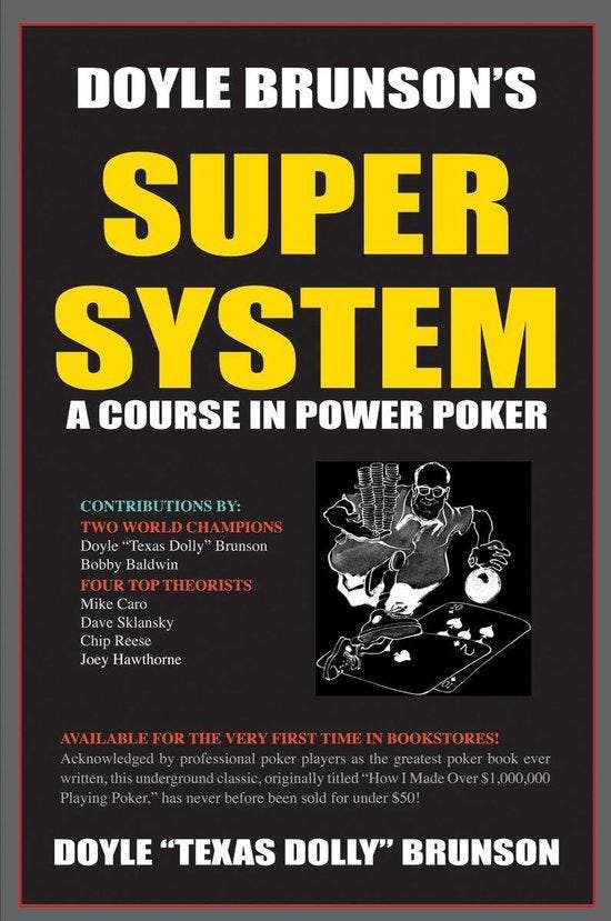 Doyle Brunsons Super System 9781580420815 Doyle Brunson, Boeken, Taal | Engels, Gelezen, Verzenden