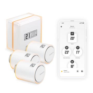 Netatmo Thermostaat + 3 koppen | -35% Retour Deal | Snel..., Verzenden