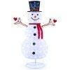 2dekans | Coast SnowGlow Kerst Sneeuwpop 184 cm Wit met LED, Ophalen of Verzenden, Nieuw
