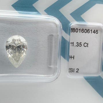 Zonder minimumprijs - 1 pcs Diamant (Natuurlijk) - 1.35 ct -, Nieuw