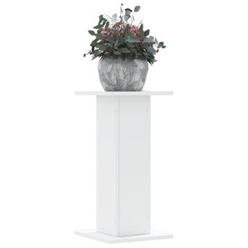 vidaXL Plantenstandaards 2 st 30x30x60 cm bewerkt hout wit, Verzenden