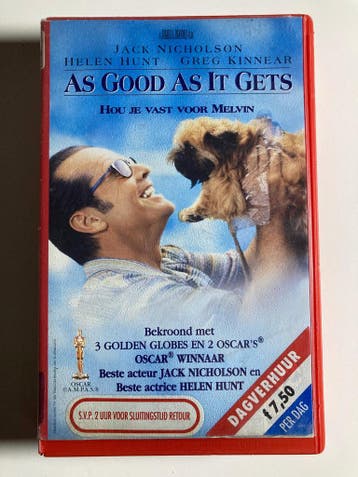 AS GOOD AS IT GETS (EX RENTAL) (VHS), Gebruikt