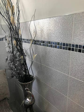 Detroit Blanco 20x60 Hoogglans Wandtegels Badkamer / Toilet, Ophalen of Verzenden, Nieuw