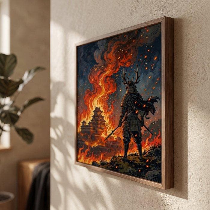 MEDSAN - Fall of the Castle () - UNIQUE WORK, Antiek en Kunst, Kunst | Designobjecten