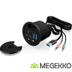 ICY BOX IB-HUB1403B hub & concentrator USB 3.0 (3.1 Gen 1), Verzenden, Nieuw