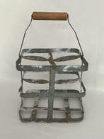 Panier - zinc, vers 1930–1940 - Ancien rebord de bouteille