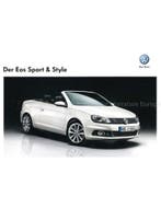 2012 VOLKSWAGEN EOS SPORT & STYLE BROCHURE DUITS, Boeken, Nieuw