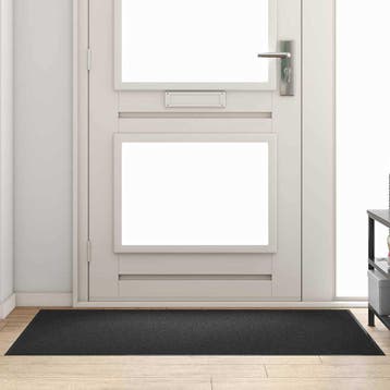 vidaXL Deurmat Zwart 90 x 150 cm 100% Polyamide, Verzenden