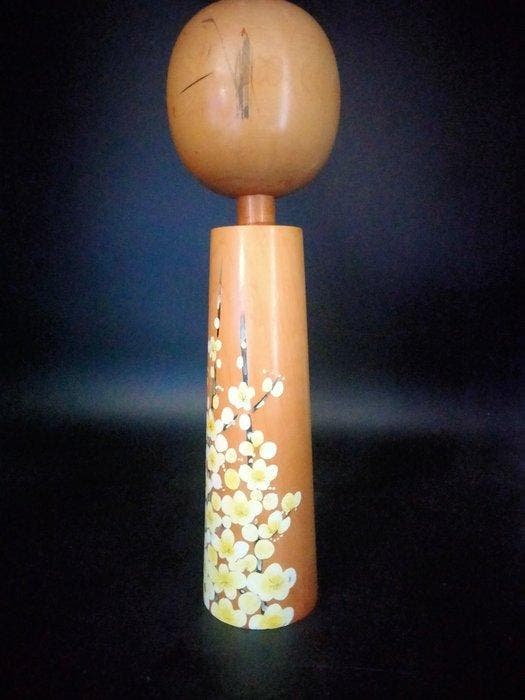 Hashime Takahashi - Beeld, creatieve Sosaku kokeshi getiteld, Antiek en Kunst, Curiosa en Brocante