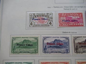 Réunion 1943 - france libre, série complète - Yvert
