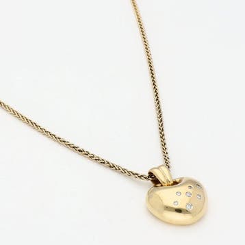 Collier - 14 carats Or jaune Diamant (Naturelle), Bijoux, Sacs & Beauté, Colliers