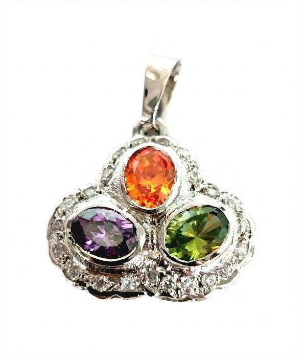 Sans prix de réserve - Pendentif Argent - 2.40ct. tw. Quartz, Bijoux, Sacs & Beauté, Bijoux anciens