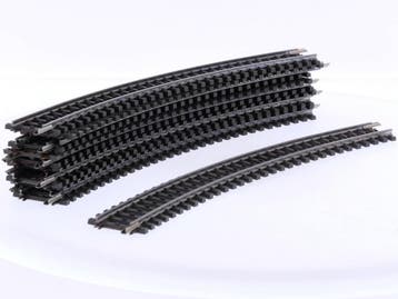 Schaal H0 Märklin 2231 K-Rails gebogen rail radius 424,6..., Hobby en Vrije tijd, Wisselstroom, Gebruikt, Rails, Ophalen of Verzenden