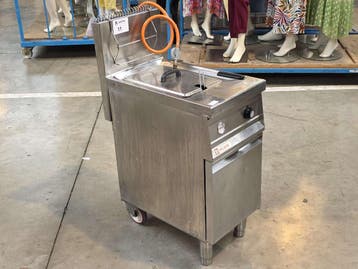 Inox verrijdbare gasfriteuse ELFRAMO GW20T, Zakelijke goederen, Nieuw in verpakking