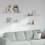 vidaXL Wandplank 4 pcs Wit Marmer 115 x 9 x 3 cm Bewerkt, Verzenden