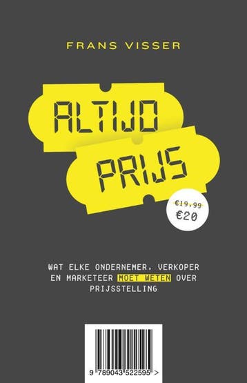 Altijd prijs 9789047008828 Frans Visser, Boeken, Verzenden, Zo goed als nieuw, Frans Visser