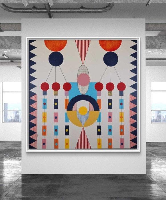 Miriam Chiera (1969) - Shared. XXL, Antiek en Kunst, Kunst | Schilderijen | Modern