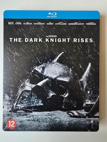 THE DARK KNIGHT RISES (STEELBOOK) (BLURAY), Gebruikt