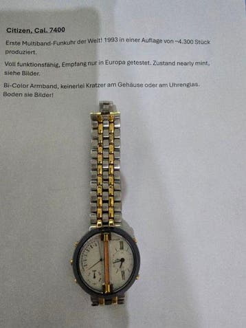 Citizen - Cal. 7400 - Heren - 1993, Nieuw