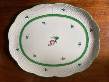 Herend - Service à café (7) - Porcelaine - Vieille rose de