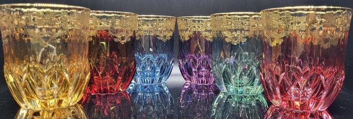 ISMIE LUX - Drinkservies (6) - Superieure juweelencollectie, Antiek en Kunst, Antiek | Meubels | Tafels