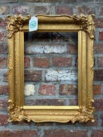 Lijst - 160. Oude goud vergulde schilderijlijst. Voor, Antiek en Kunst