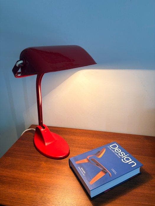 Viktoria Lampe - Bankierslamp - Gietijzer - Notaris Lamp, Antiquités & Art, Antiquités | Éclairage