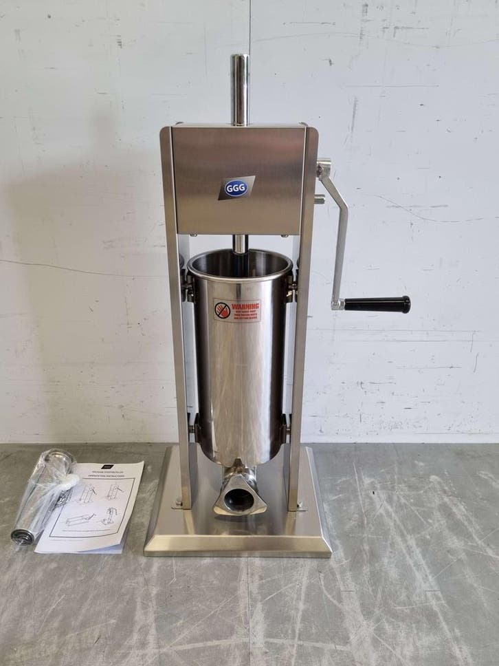 RVS Verticale vulbus stopbus worstvuller 5 liter Horeca, Articles professionnels, Horeca | Équipement de cuisine, Enlèvement ou Envoi