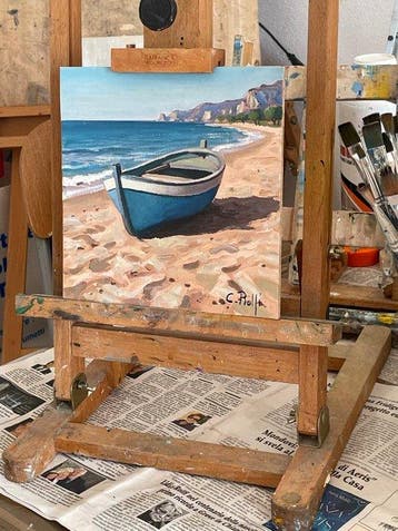 Claudio Rolfi (1960) - Lungo la spiaggia