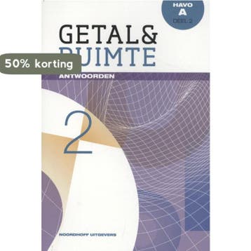 havo A deel 2 / Getal & Ruimte / antwoorden 9789001842093, Boeken, Verzenden, Gelezen, J.H. Dijkhuis