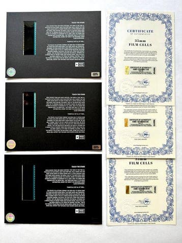The Hobbit – Rare Trilogy Set of 3 Mounted 35mm Film Cells –, Nieuw