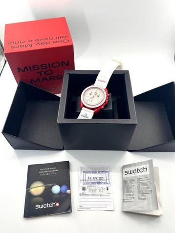 Omega x Swatch - MoonSwatch - Mission to Mars - Zonder