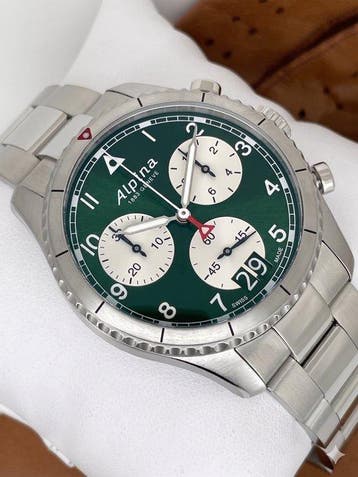Alpina - Startimer Pilot Big Date Chronograph -, Nieuw