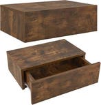 2dekans | Zwevend Nachtkastje - Houtkleur - Incl. Lade - Set, Huis en Inrichting, Ophalen of Verzenden, Nieuw