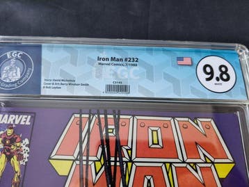 Iron Man #232 - EGC 9.8 - 1 Graded comic - Eerste druk -, Livres, BD | Comics