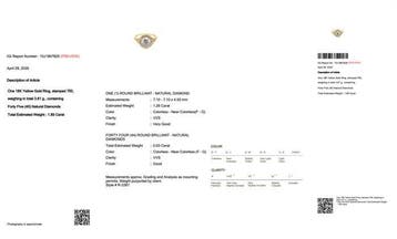 Bague - 18 carats Or jaune - 1.89ct. tw. Diamant (Naturelle), Bijoux, Sacs & Beauté