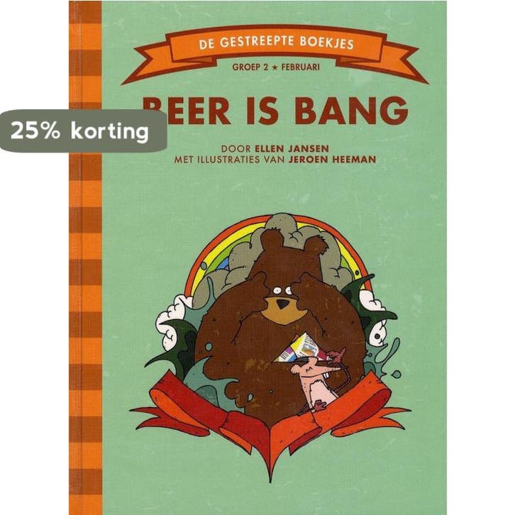 Beer is bang / De Gestreepte Boekjes 9789089220271 E. Jansen, Boeken, Kinderboeken | Kleuters, Zo goed als nieuw, Verzenden