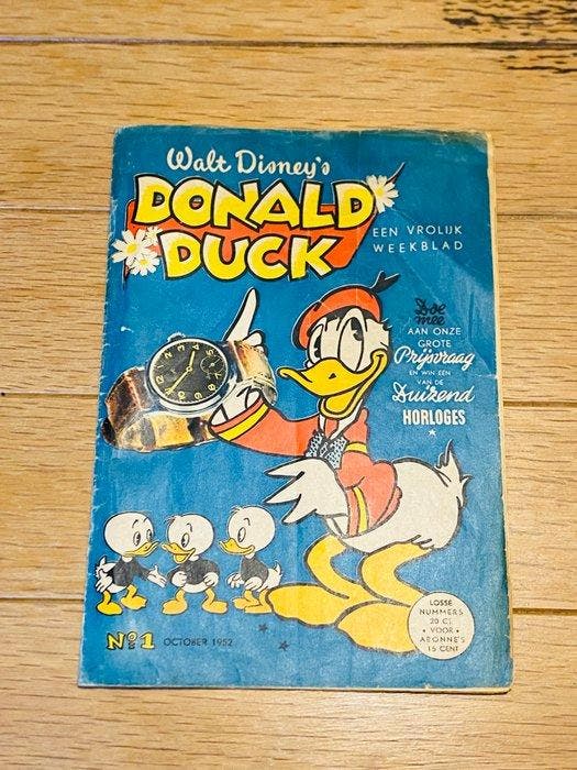 Donald Duck Weekblad - Nummer 1 - 1 Album - Eerste druk -, Verzamelen, Disney