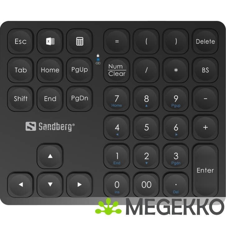 Sandberg Wireless Numeric Keypad Pro, Informatique & Logiciels, Claviers, Envoi