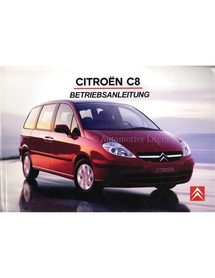 2003 CITROEN C8 INSTRUCTIEBOEKJE DUITS, Autos : Divers, Modes d'emploi & Notices d'utilisation, Enlèvement ou Envoi